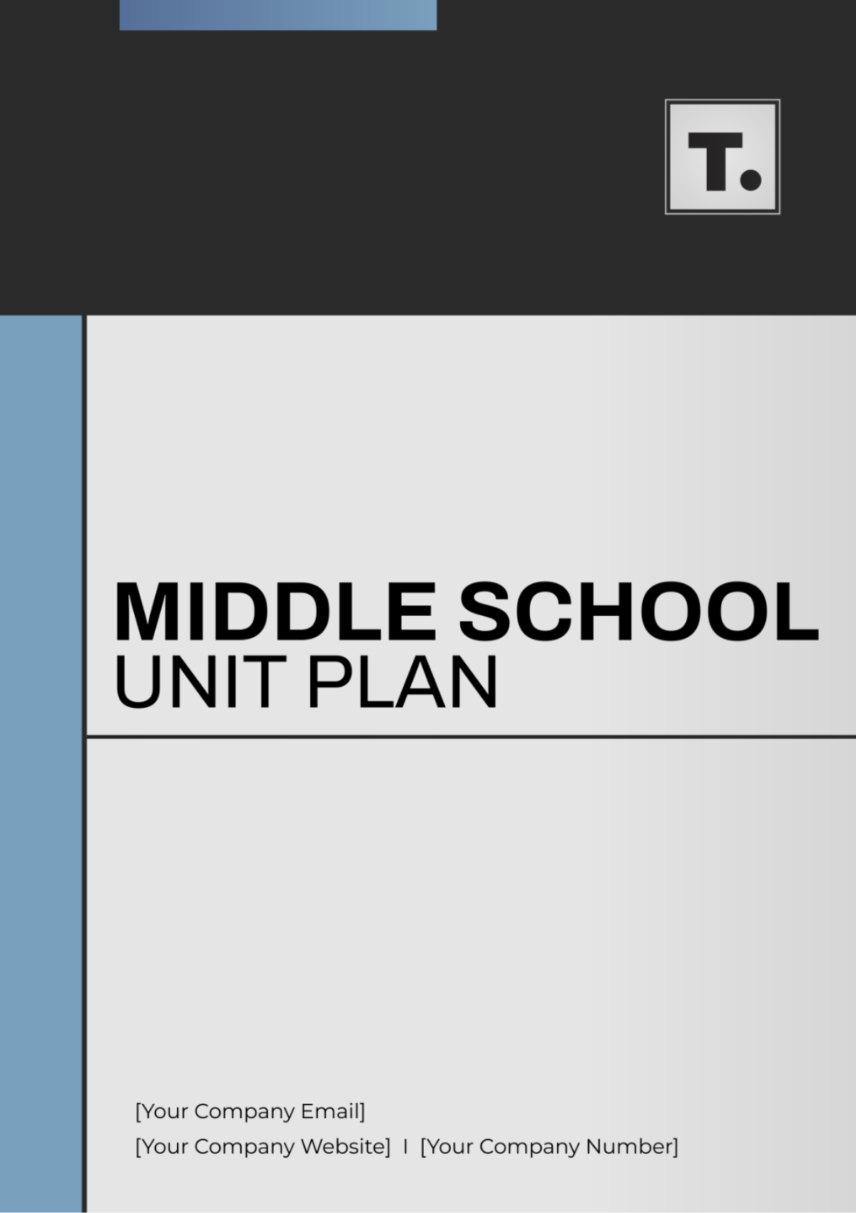 Middle School Unit Plan Template - Edit Online & Download