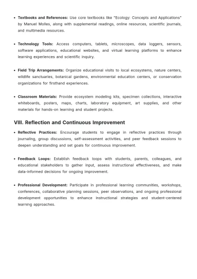 Free Middle School Unit Plan Template to Edit Online