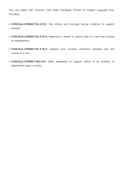 Free Animal Farm Unit Plan Template to Edit Online