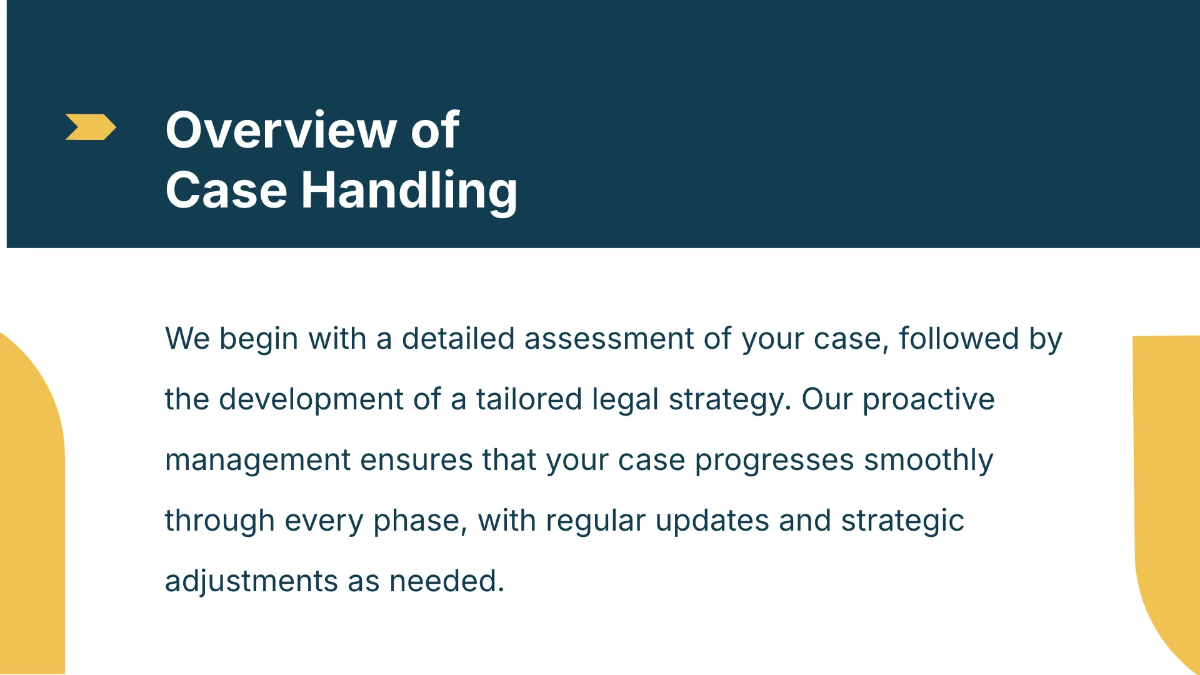 Free Law Firm Strategy Presentation Template to Edit Online