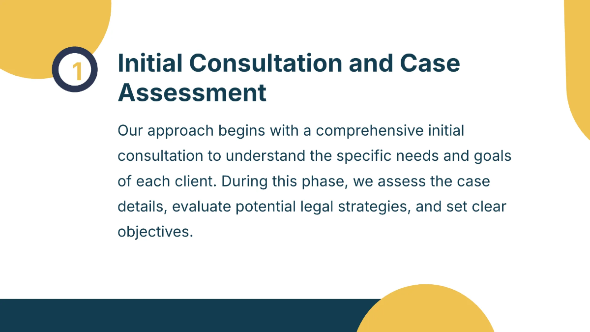 Free Law Firm Strategy Presentation Template to Edit Online