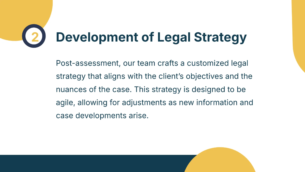 Free Law Firm Strategy Presentation Template to Edit Online