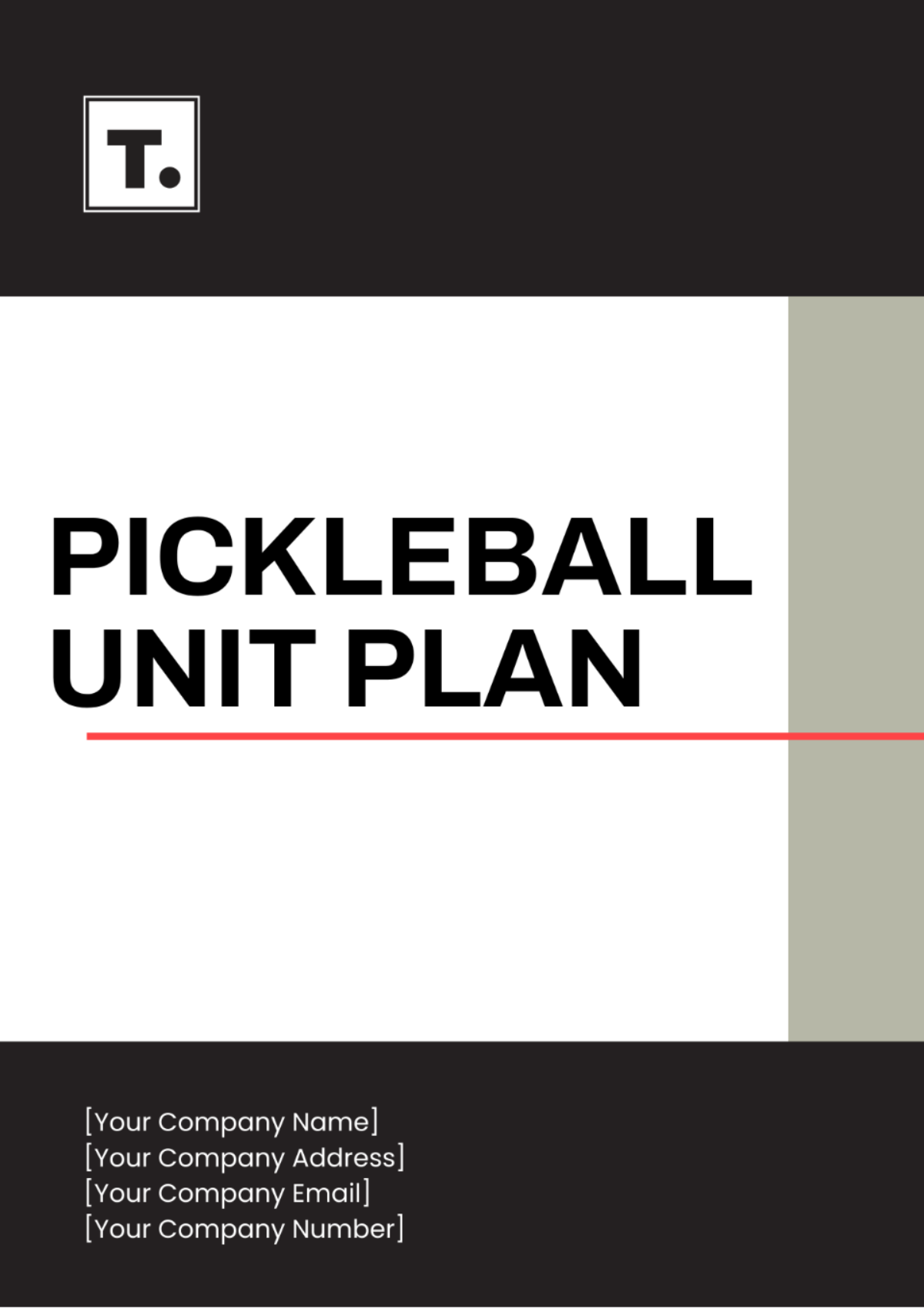 Pickleball Unit Plan Template - Edit Online & Download