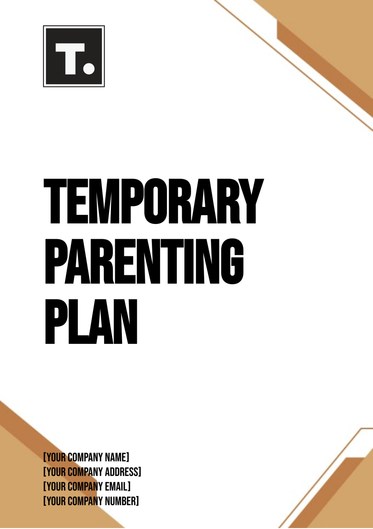 Temporary Parenting Plan Template - Edit Online & Download