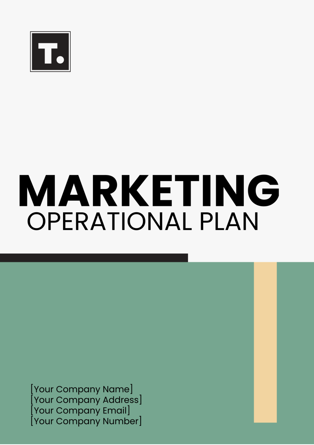 Marketing Operational Plan Template - Edit Online & Download