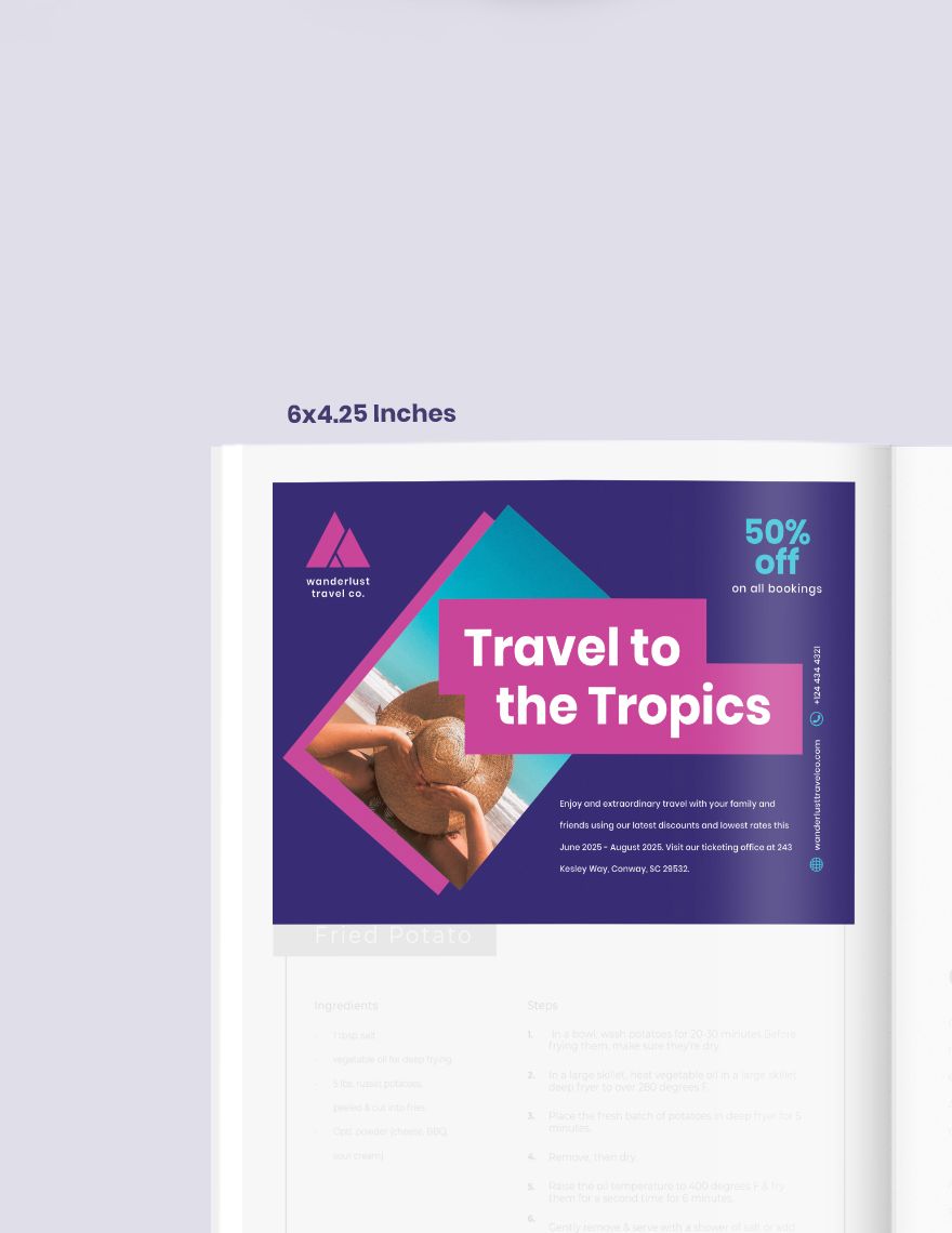 Sample Travel Magazine Ads Download