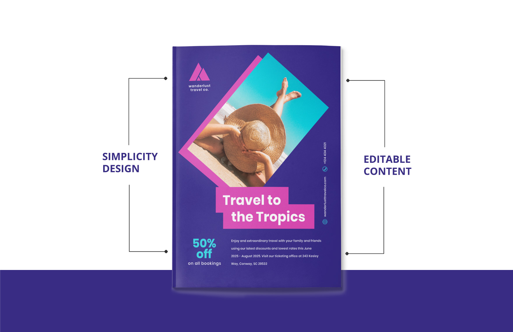 Sample Travel Magazine Ads Template