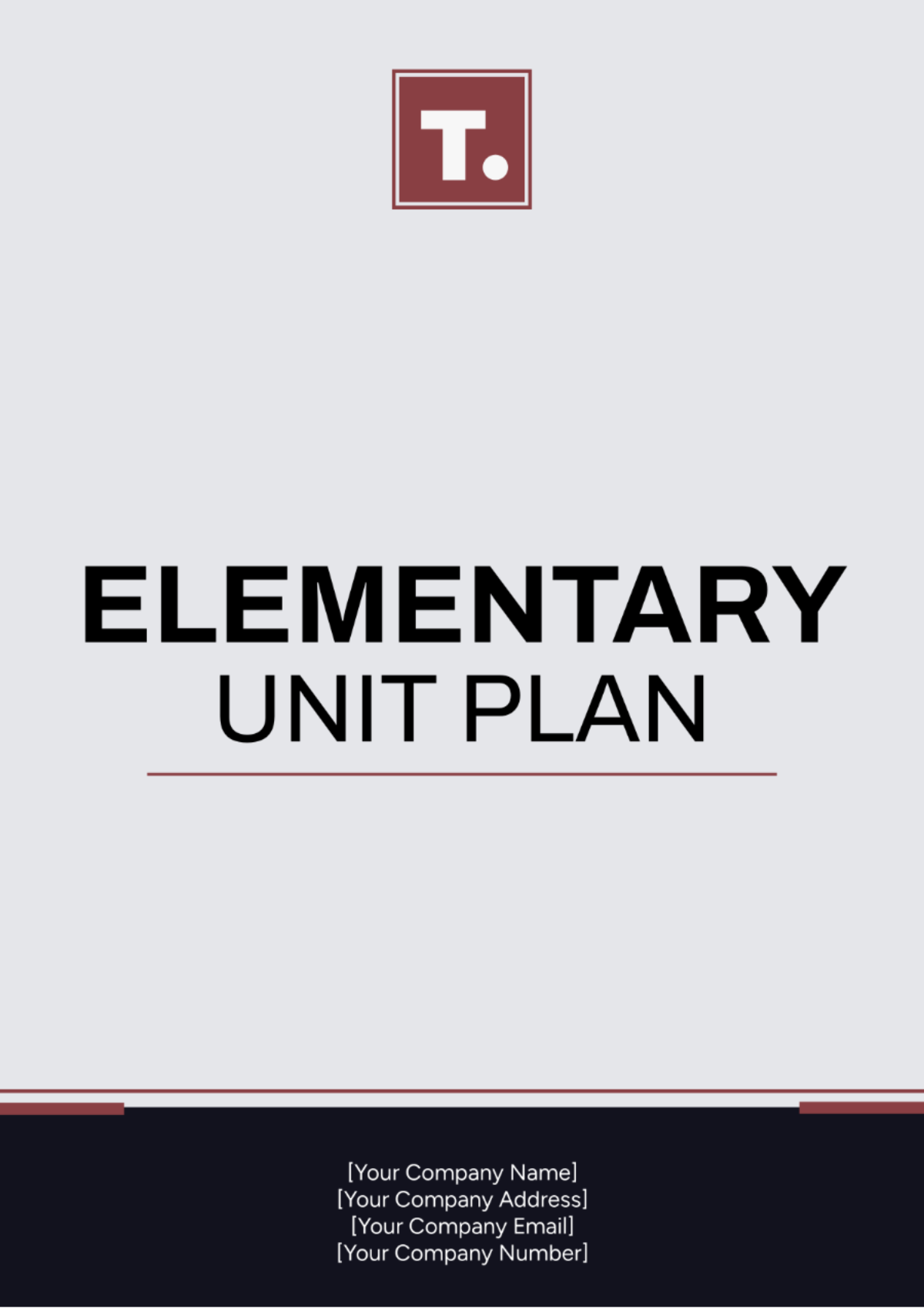 Elementary Unit Plan Template - Edit Online & Download