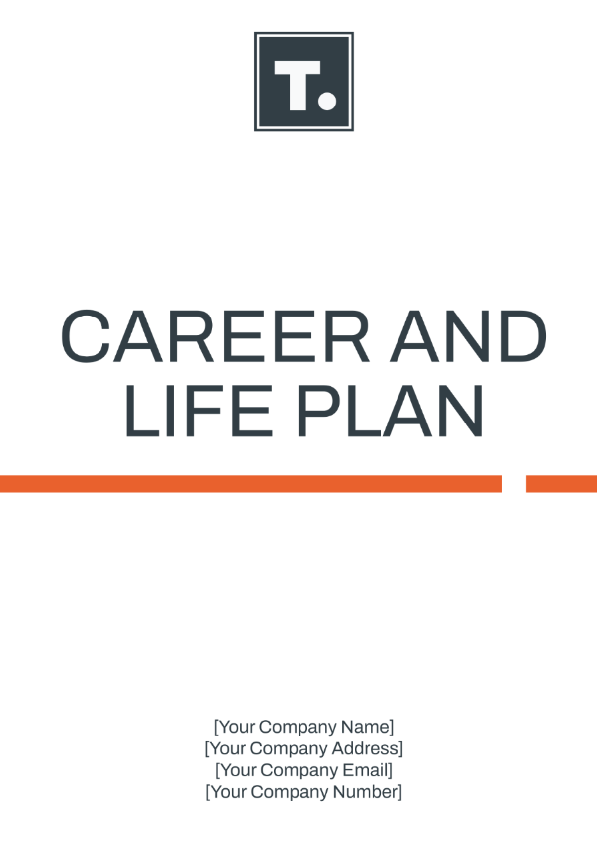 Career And Life Plan Template - Edit Online & Download