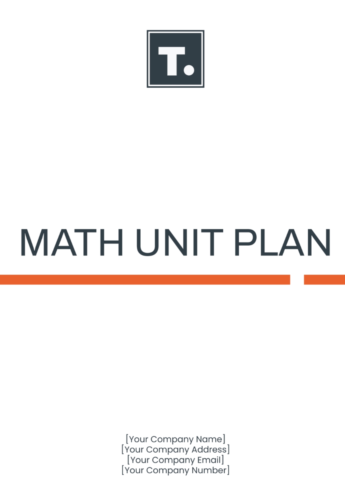 Math Unit Plan Template - Edit Online & Download