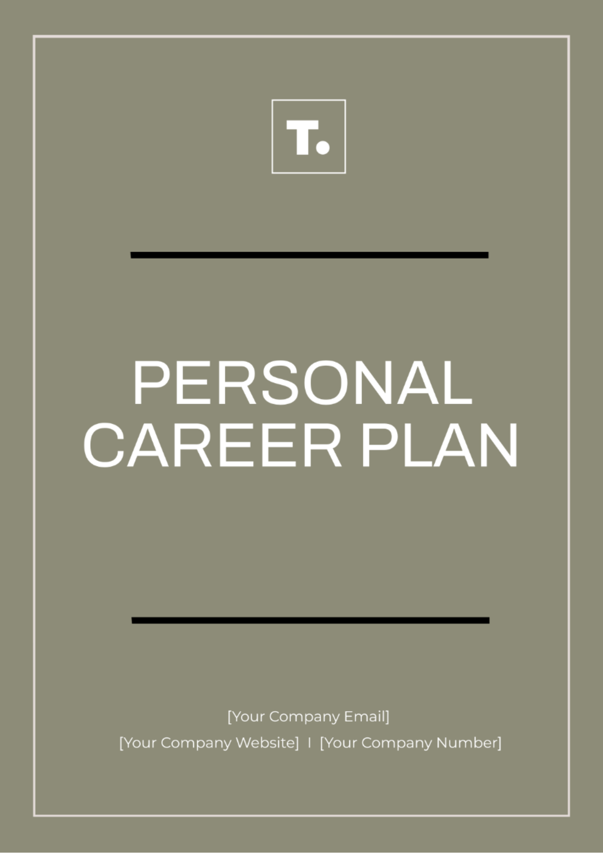 Personal Career Plan Template - Edit Online & Download