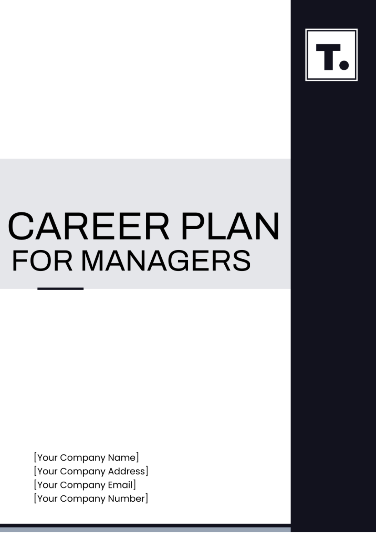 Career Plan For Managers Template - Edit Online & Download