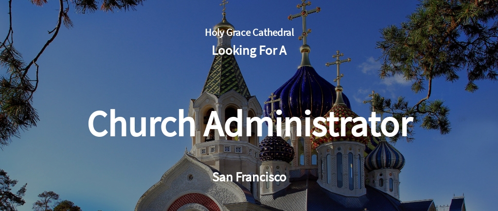 Free Church Administrator Job Ad/Description Template.jpe
