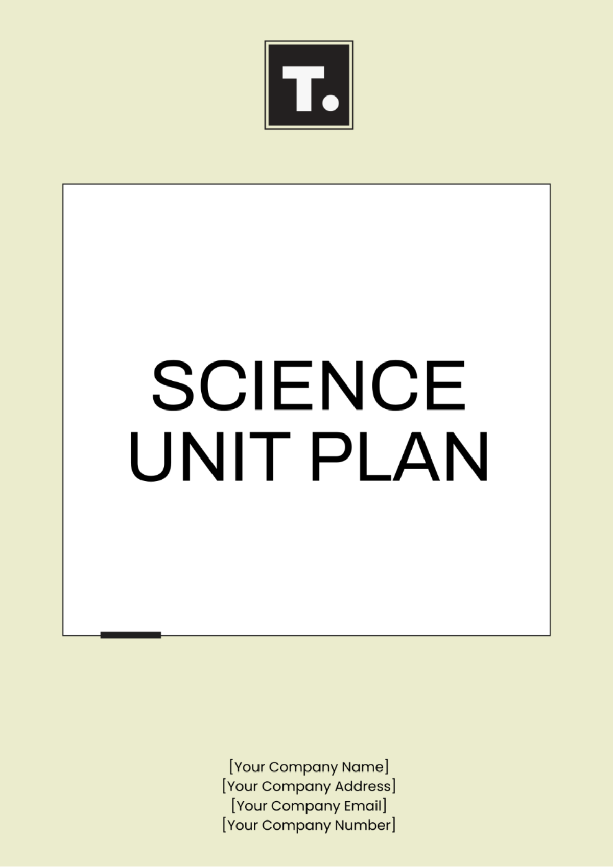 Science Unit Plan Template - Edit Online & Download