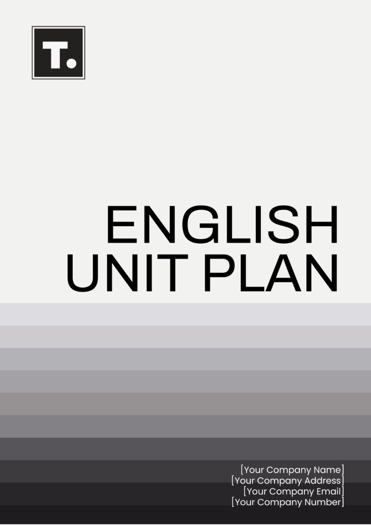 English Unit Plan Template - Edit Online & Download