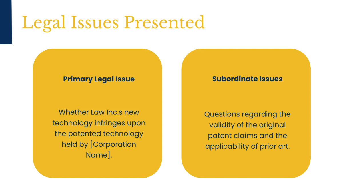 Free Law Firm Case Study Presentation Template to Edit Online