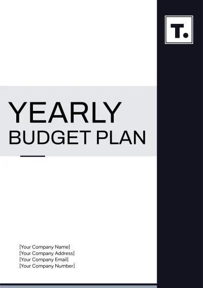 Free Yearly Budget Plan Template to Edit Online