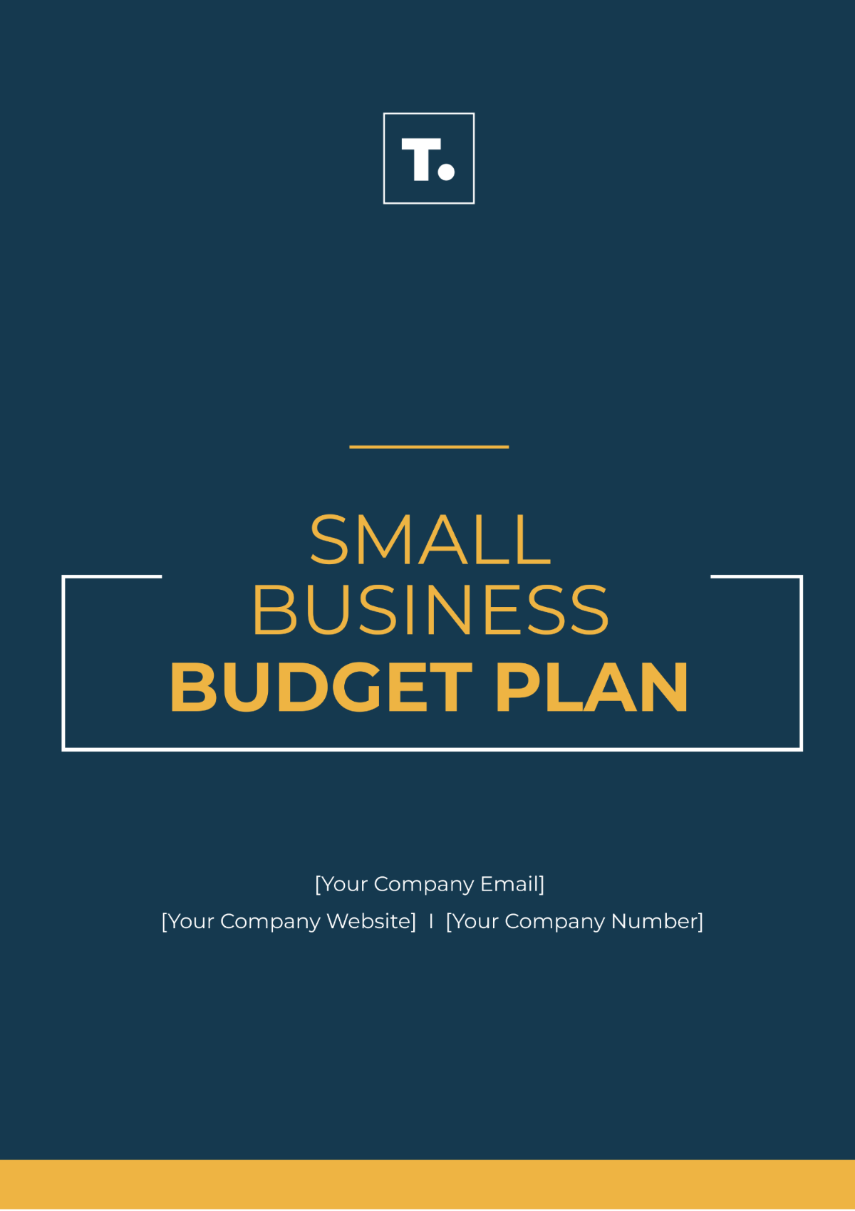 Small Business Budget Plan Template - Edit Online & Download