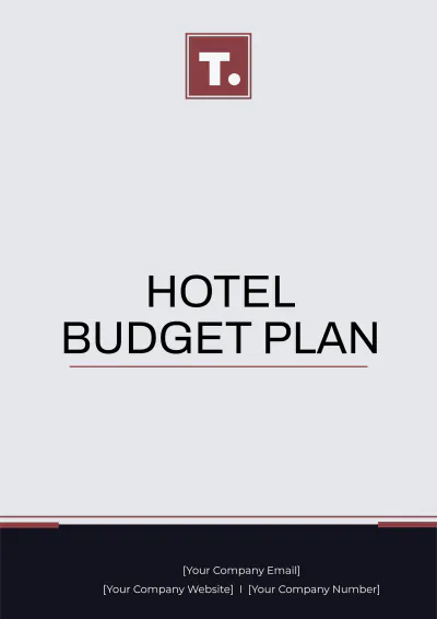 Free Hotel Budget Plan Template to Edit Online