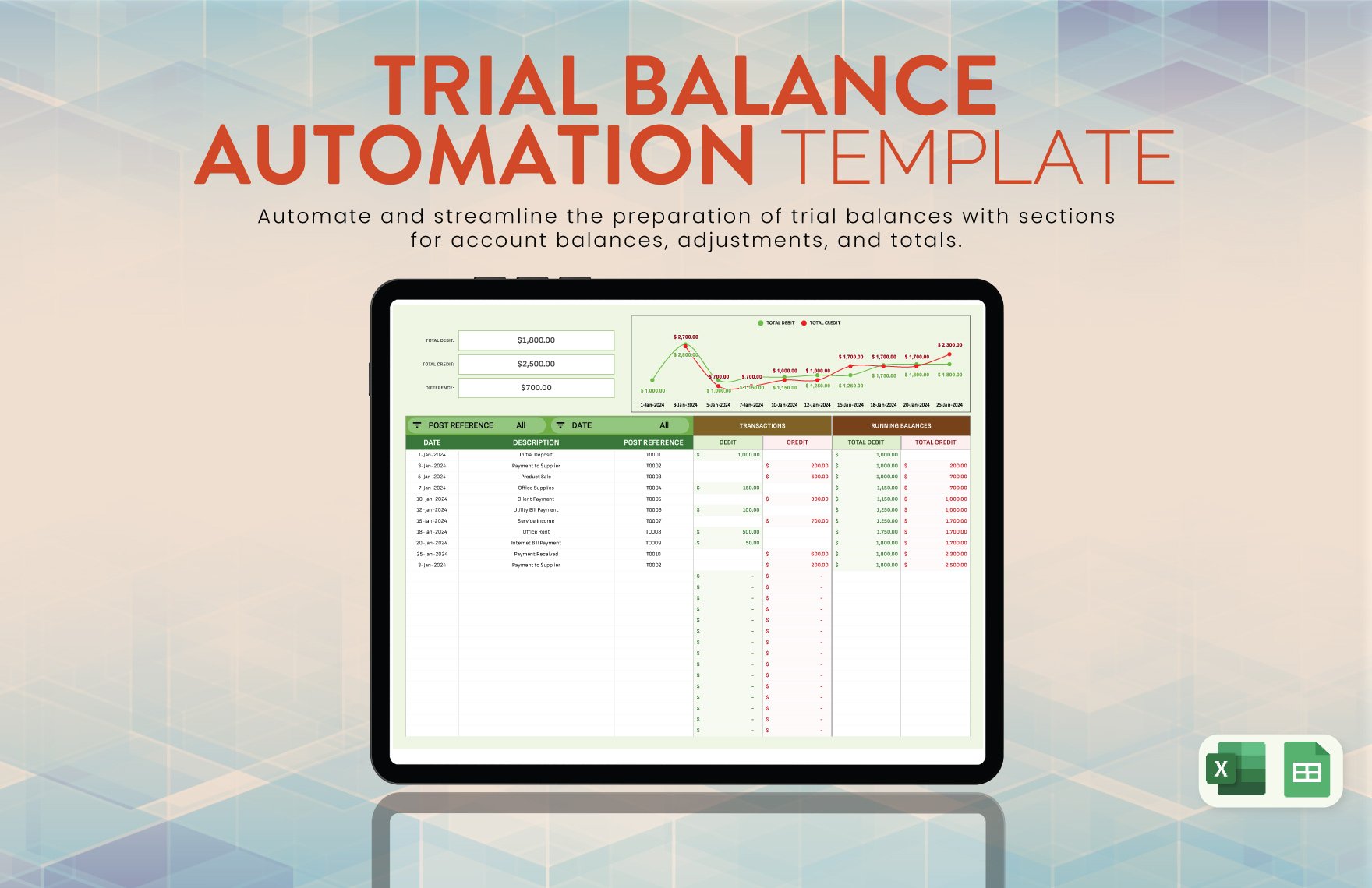 Trial Balance Automation Template