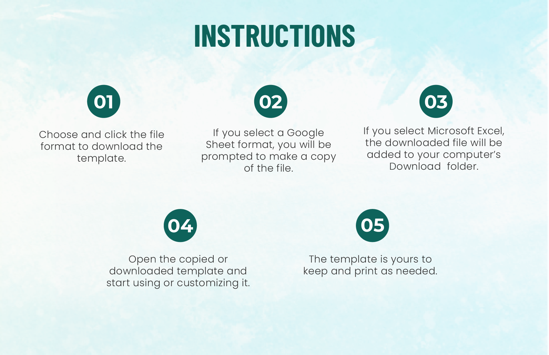 Ledger Entry Tracking System Template