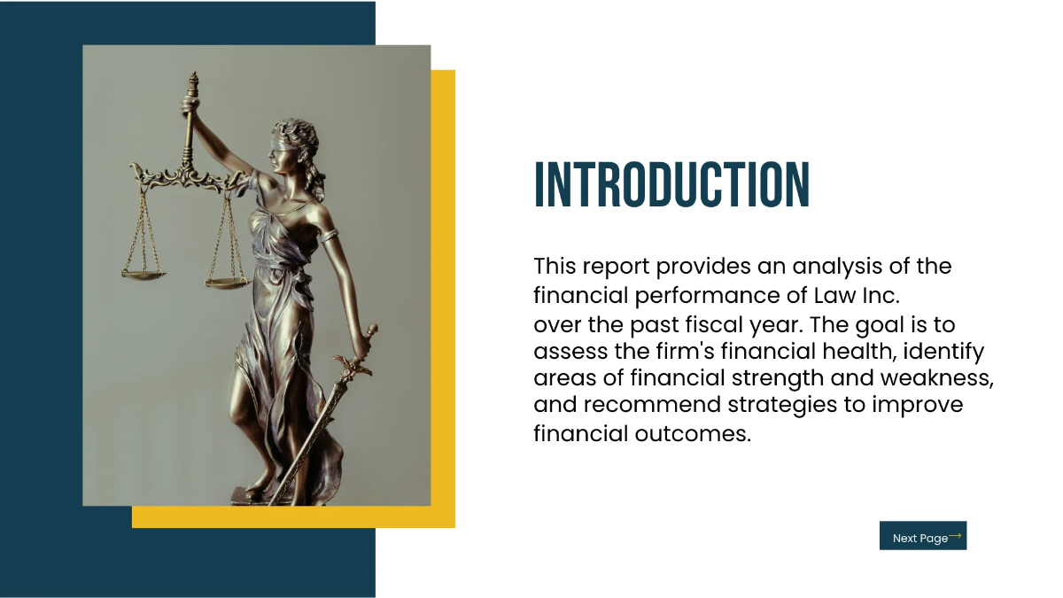 Free Law Firm Finance Presentation Template to Edit Online