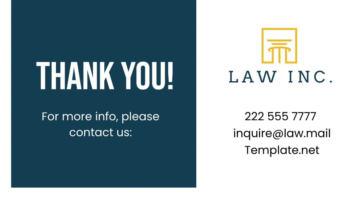 Free Law Firm Finance Presentation Template to Edit Online