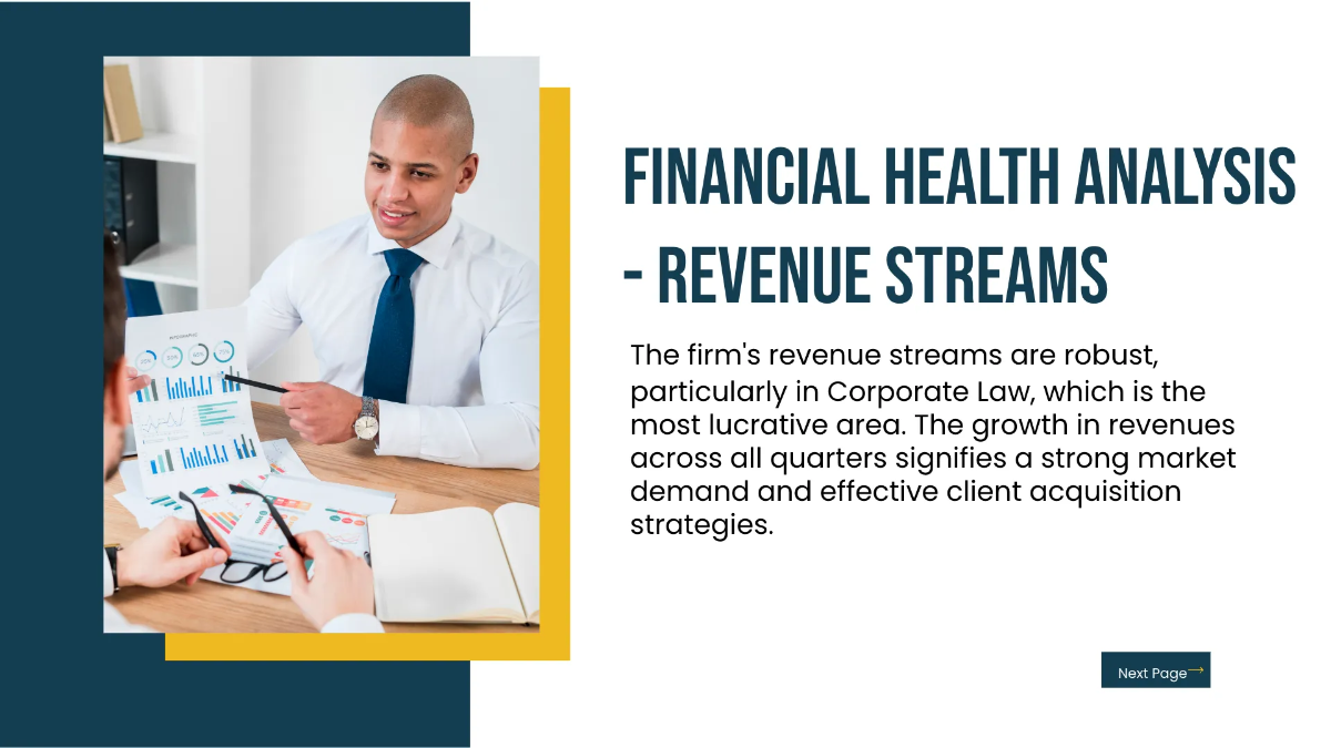 Free Law Firm Finance Presentation Template to Edit Online