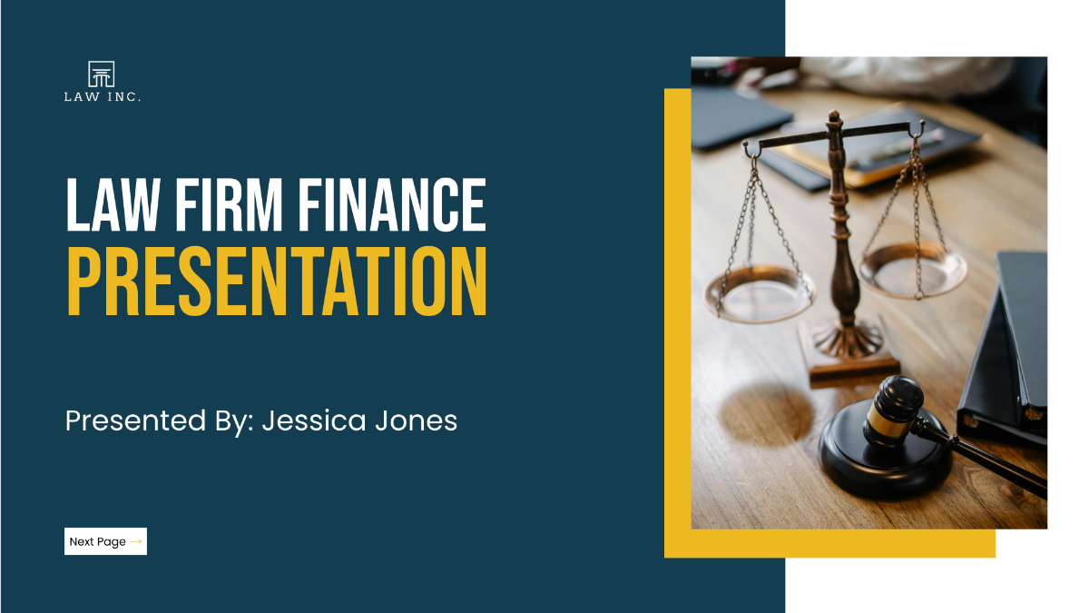 Law Firm Finance Presentation
