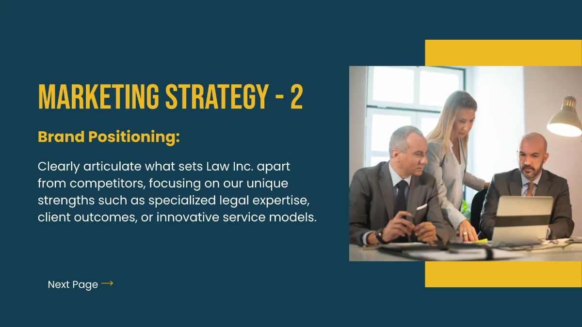 Free Law Firm Marketing Presentation Template to Edit Online