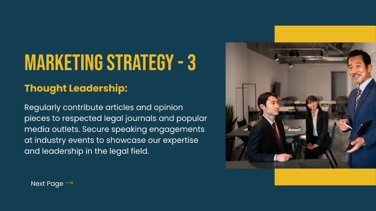 Free Law Firm Marketing Presentation Template to Edit Online