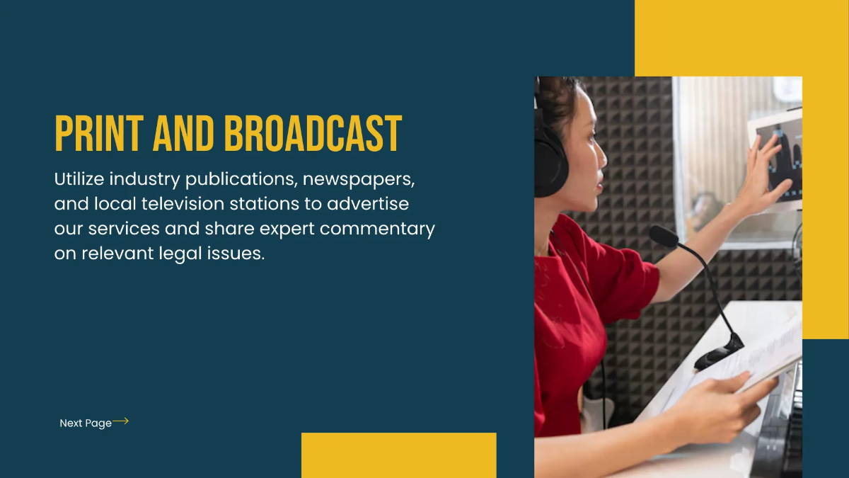 Free Law Firm Marketing Presentation Template to Edit Online