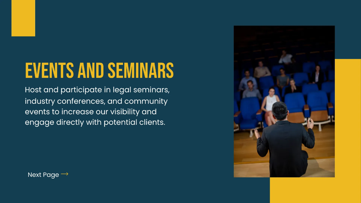 Free Law Firm Marketing Presentation Template to Edit Online