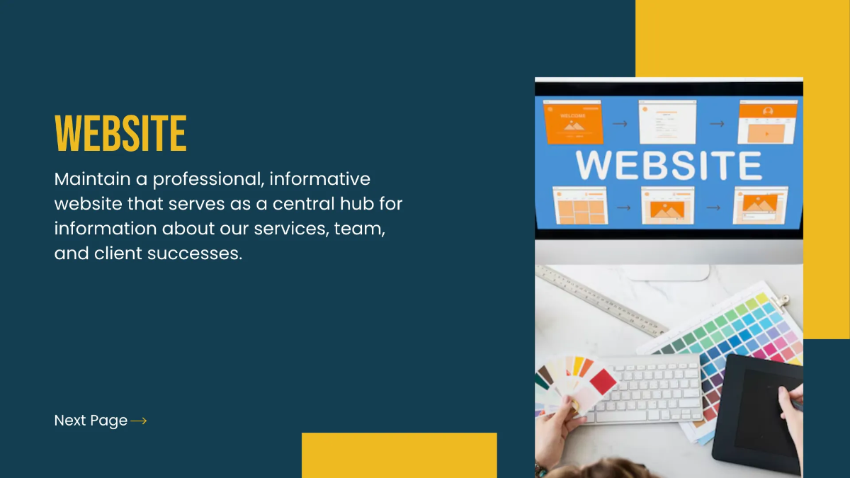 Free Law Firm Marketing Presentation Template to Edit Online