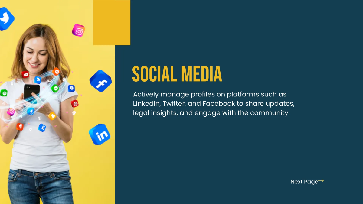 Free Law Firm Marketing Presentation Template to Edit Online