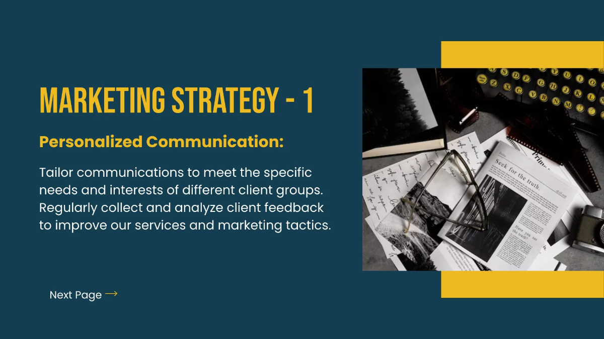 Free Law Firm Marketing Presentation Template to Edit Online