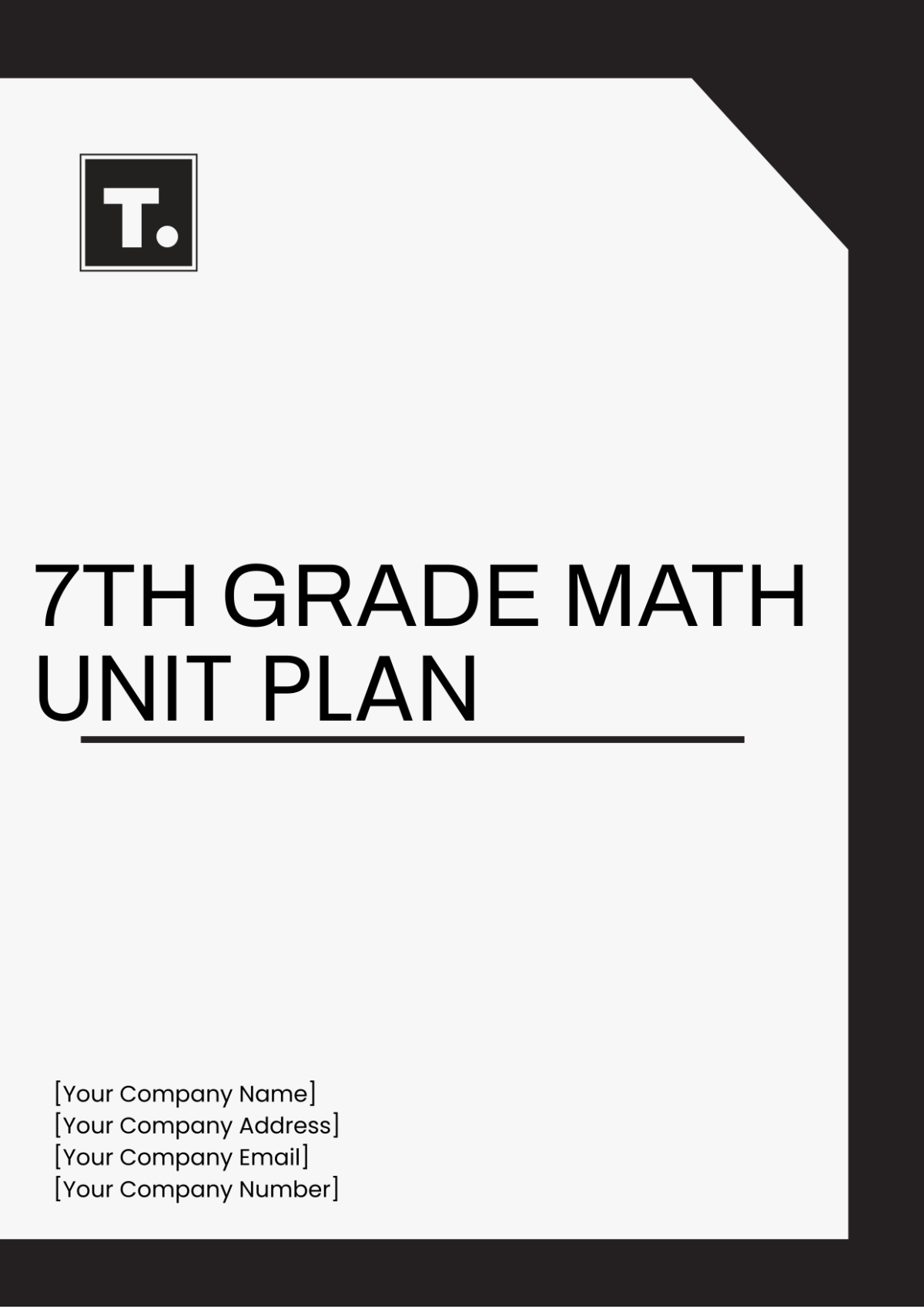 7th Grade Math Unit Plan Template - Edit Online & Download