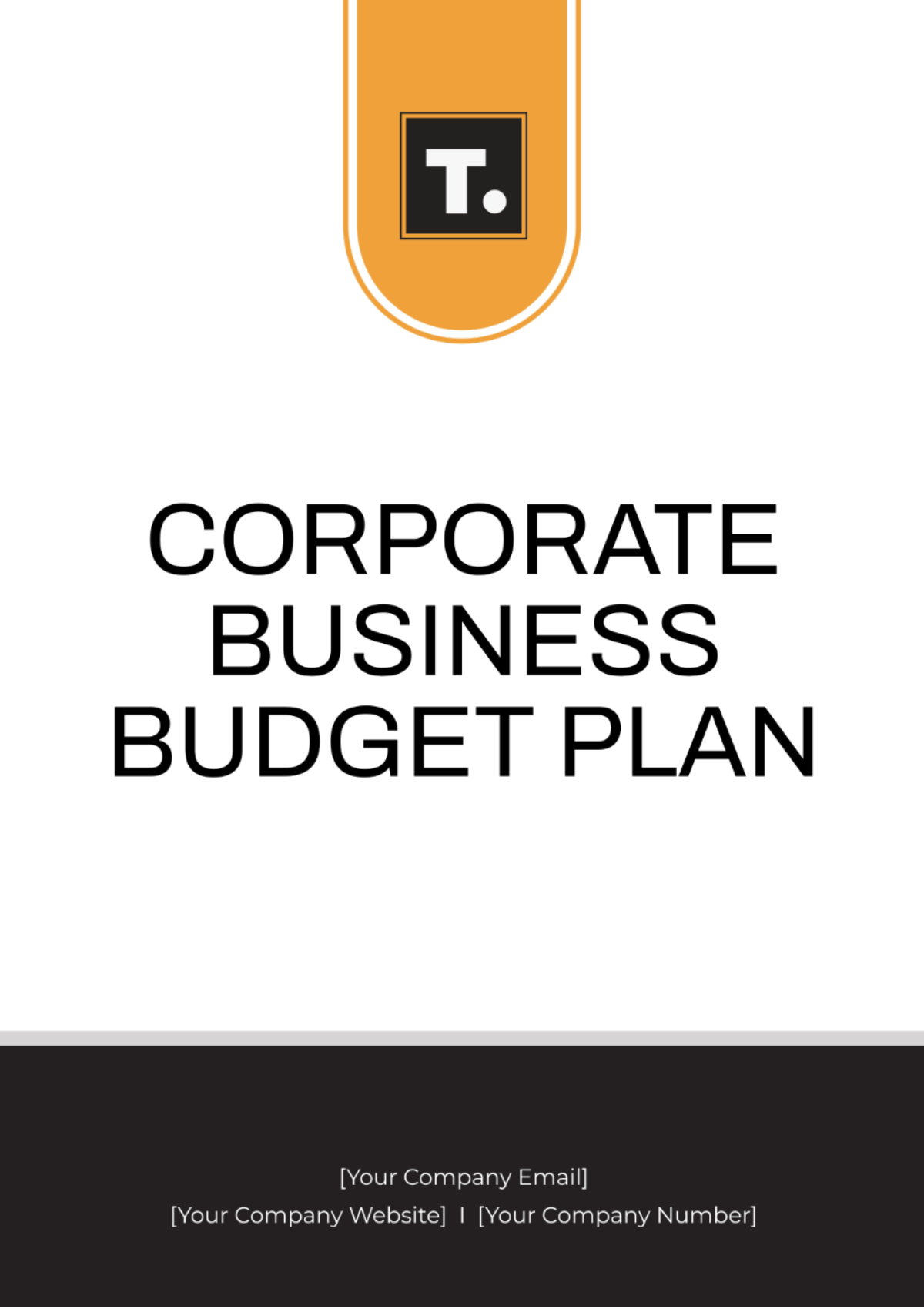 Corporate Business Budget Plan Template - Edit Online & Download