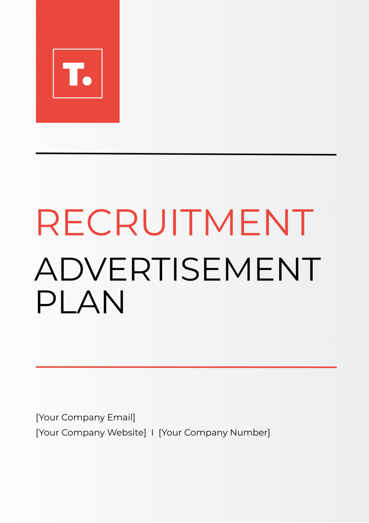 Recruitment Advertisement Plan Template - Edit Online & Download