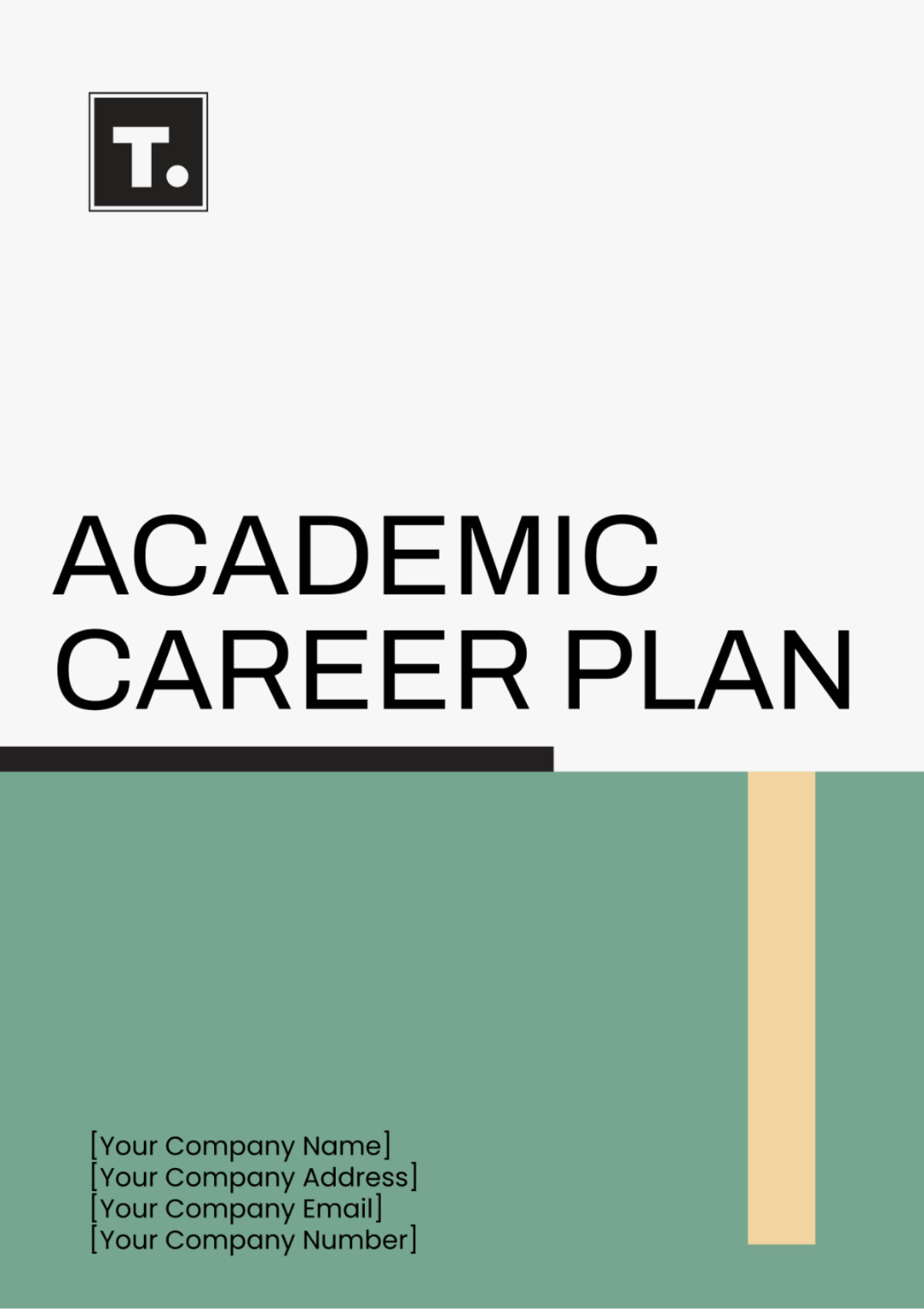 Academic Career Plan Template - Edit Online & Download