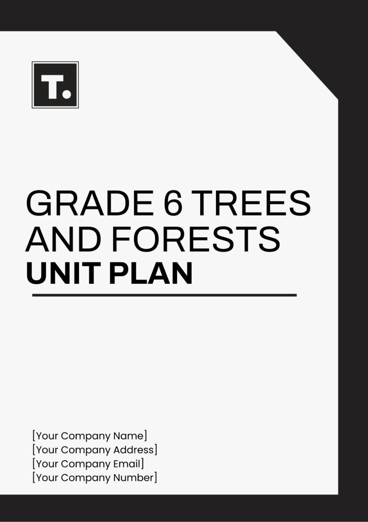 Grade 6 Trees And Forests Unit Plan Template - Edit Online & Download