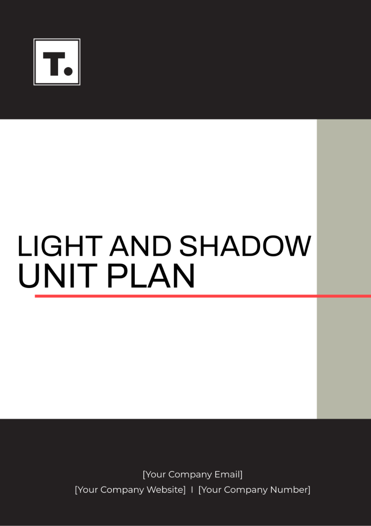 Light And Shadows Unit Plan Template - Edit Online & Download