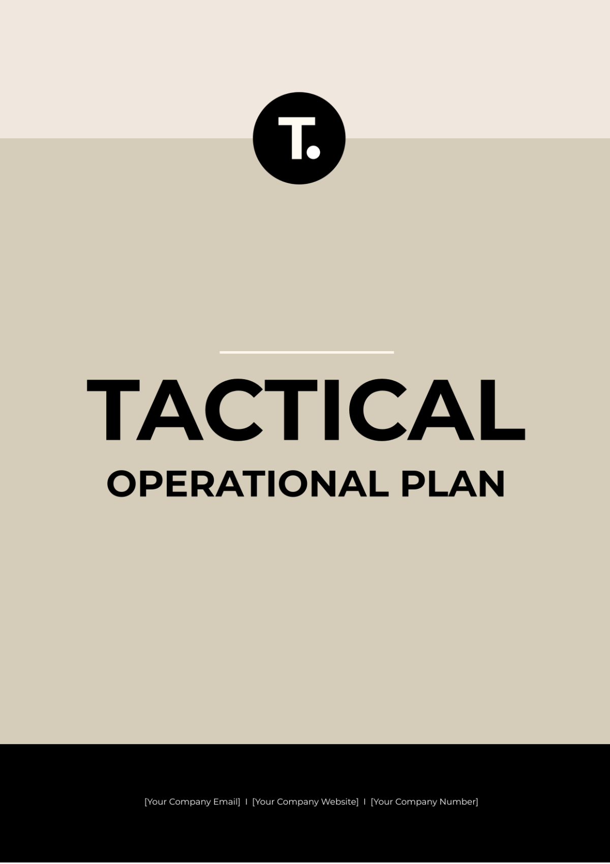 Tactical Operational Plan Template - Edit Online & Download