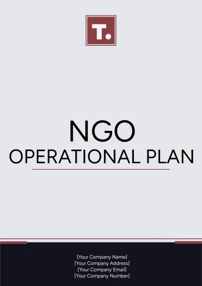Free NGO Operational Plan Template to Edit Online