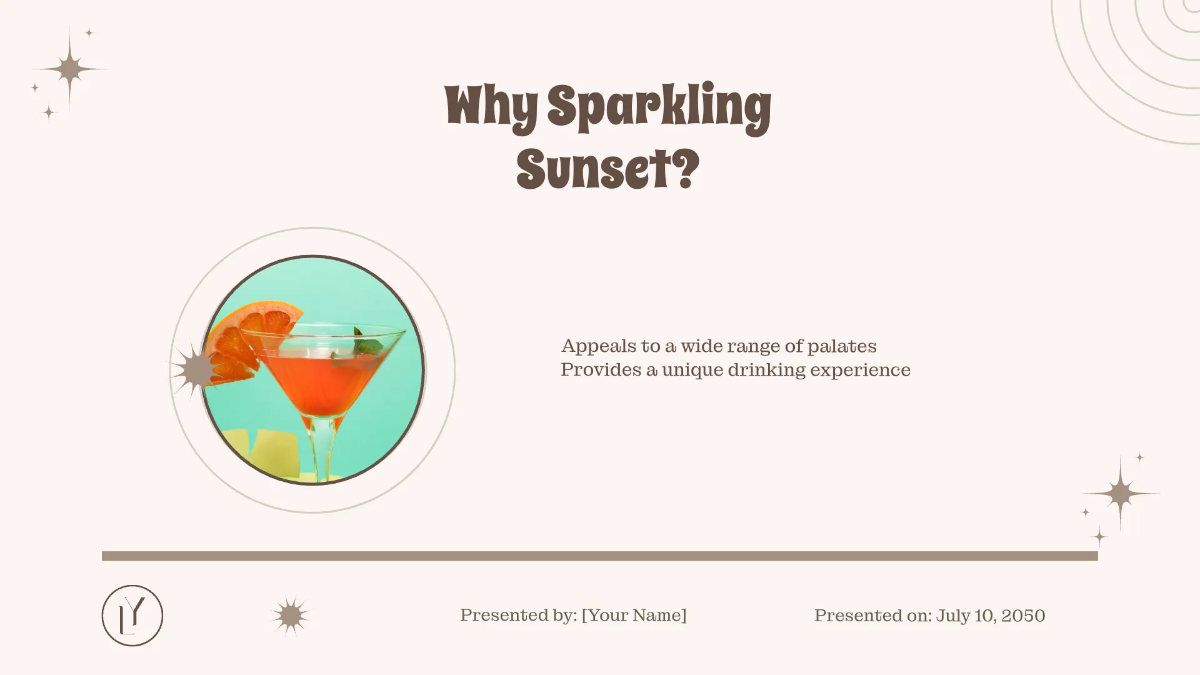 Free Aesthetic Bar Presentation Template to Edit Online