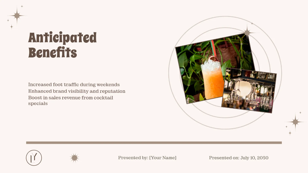 Free Aesthetic Bar Presentation Template to Edit Online