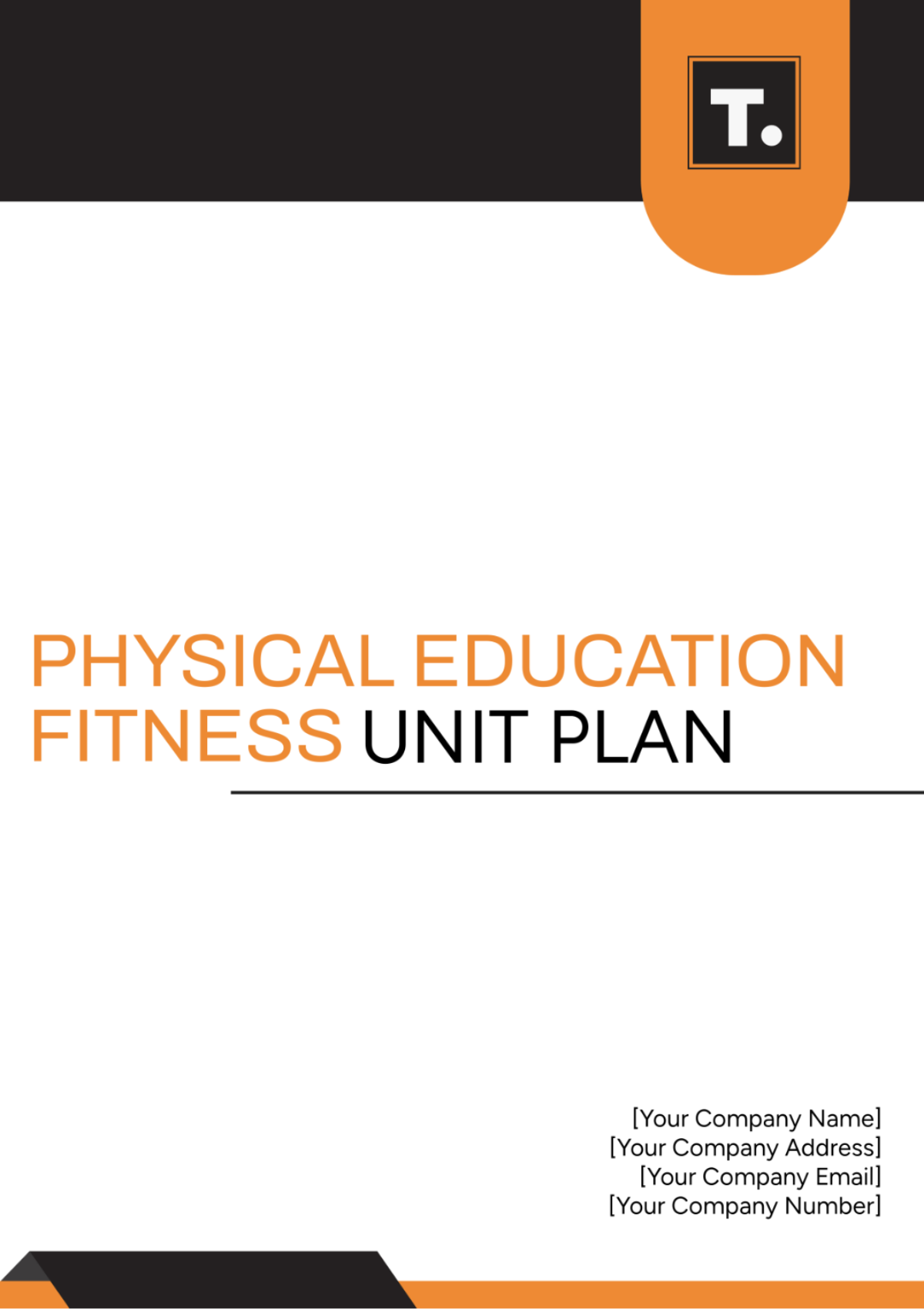 Physical Education Fitness Unit Plan Template - Edit Online & Download