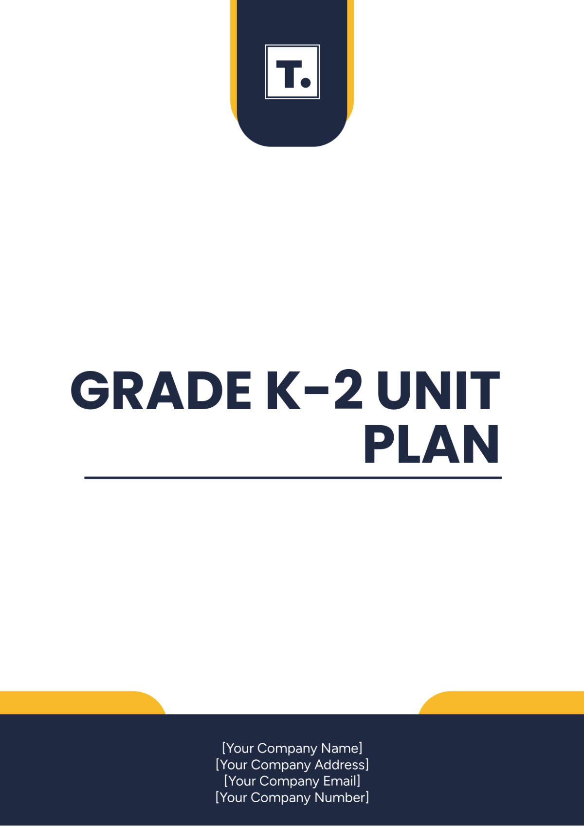 Grade K-2 Unit Plan Template - Edit Online & Download