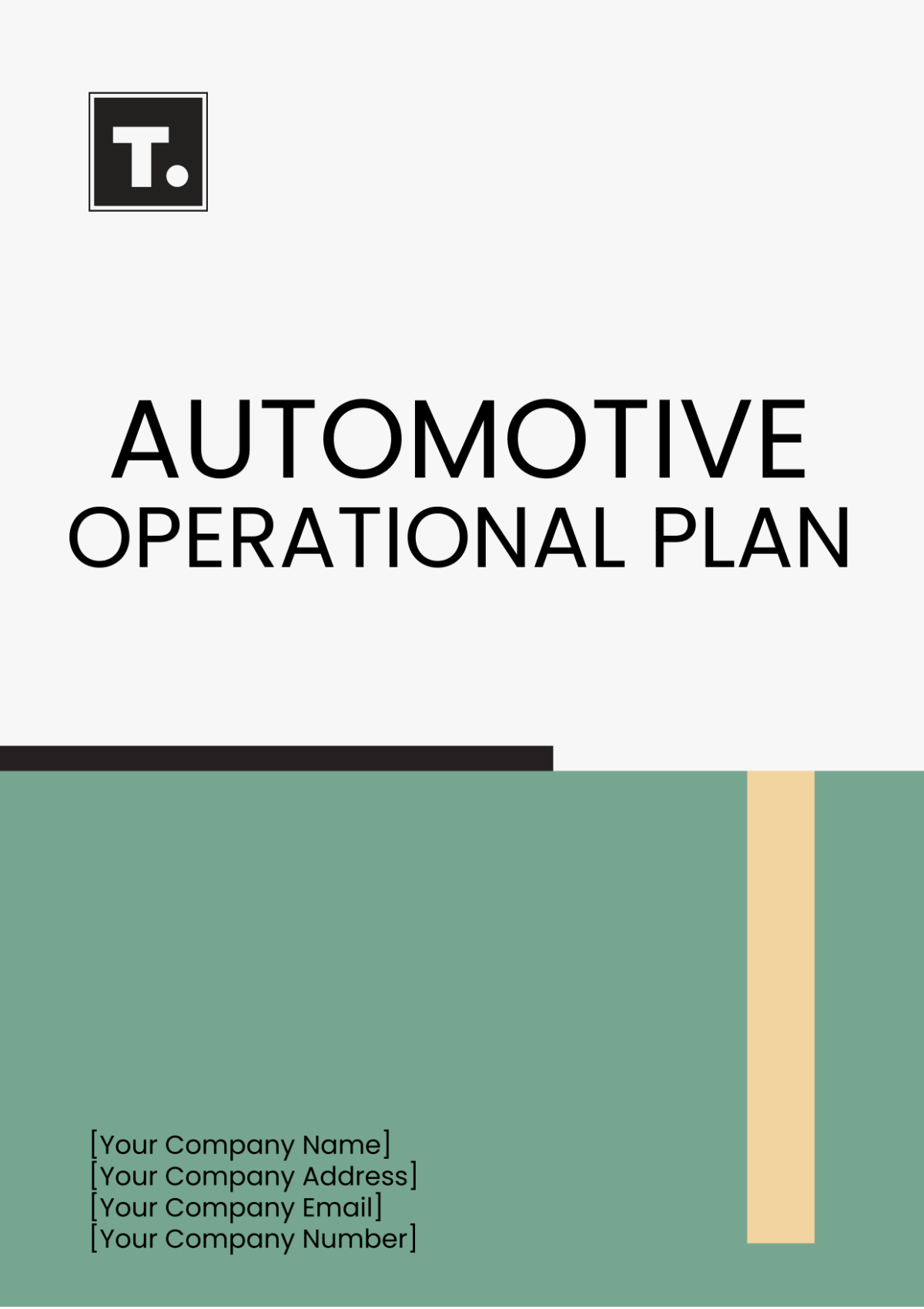 Automotive Operational Plan Template - Edit Online & Download