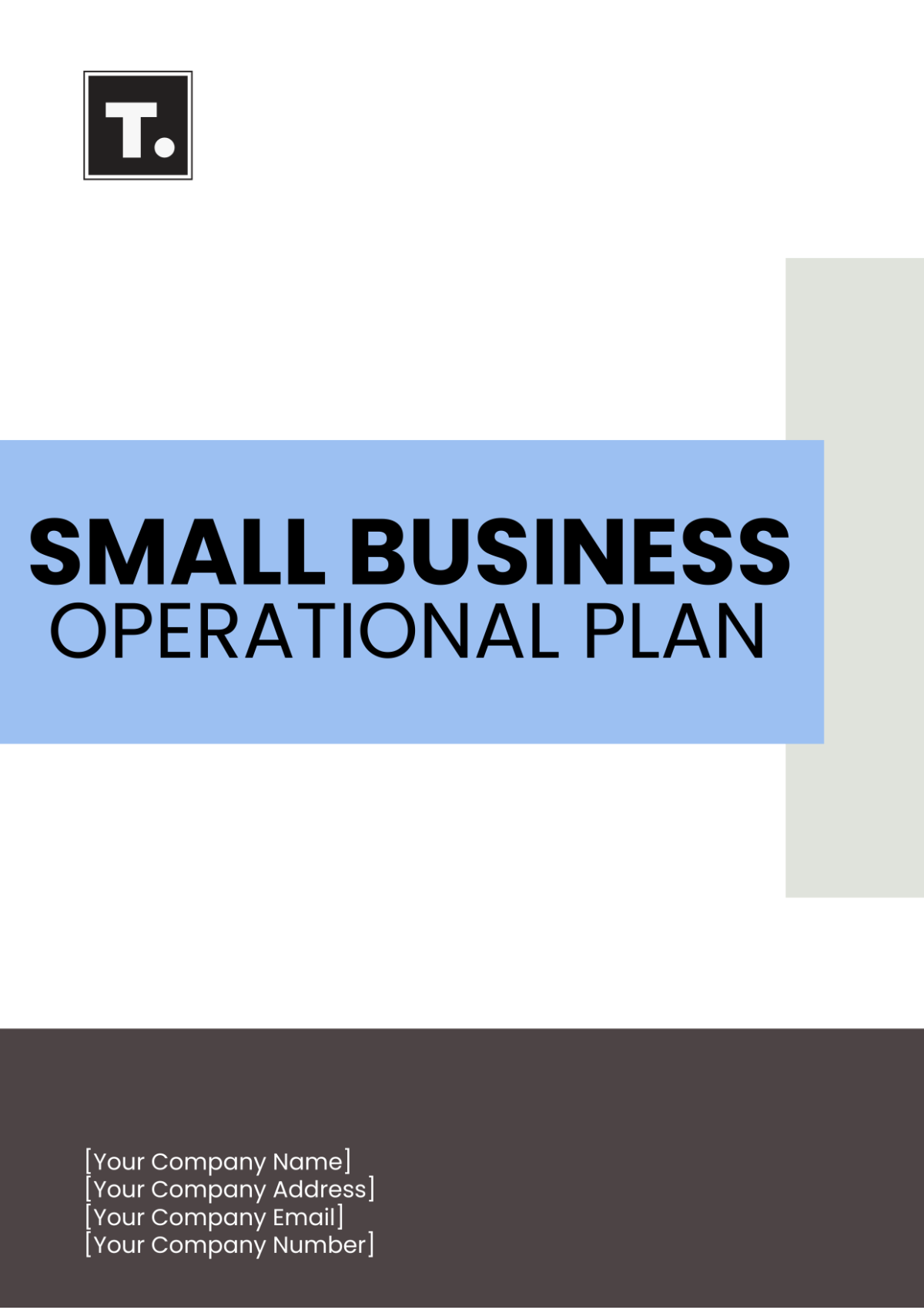 Small Business Operational Plan Template - Edit Online & Download